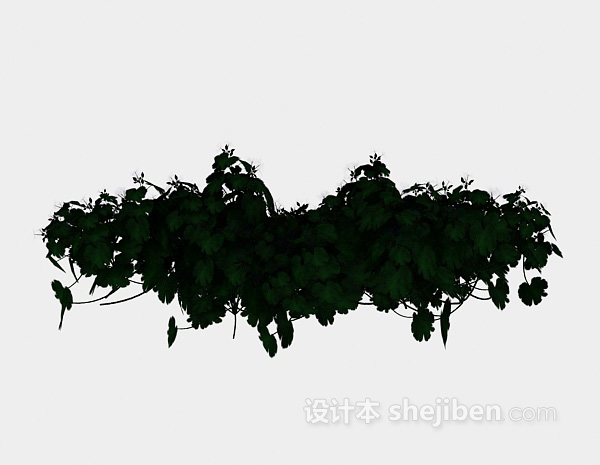 设计本绿色植物 植物3d模型下载
