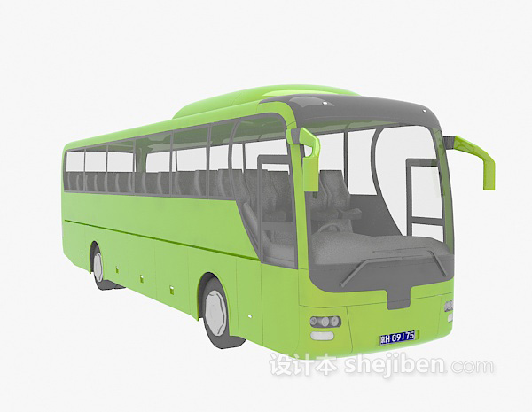 设计本大巴车3d模型下载