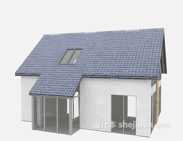 农村现代住宅3d模型下载