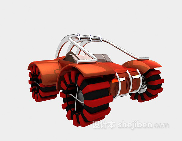 设计本炫酷赛车3d模型下载