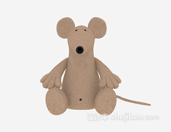 现代风格老鼠娃娃3d模型下载