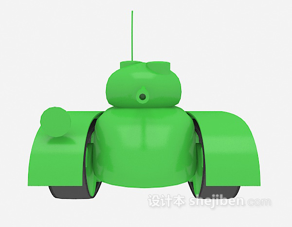 儿童玩具小坦克 3d模型下载