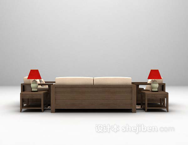 中式沙发大全3d模型下载