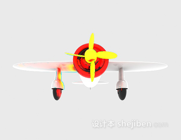 玩具飞机3d模型下载