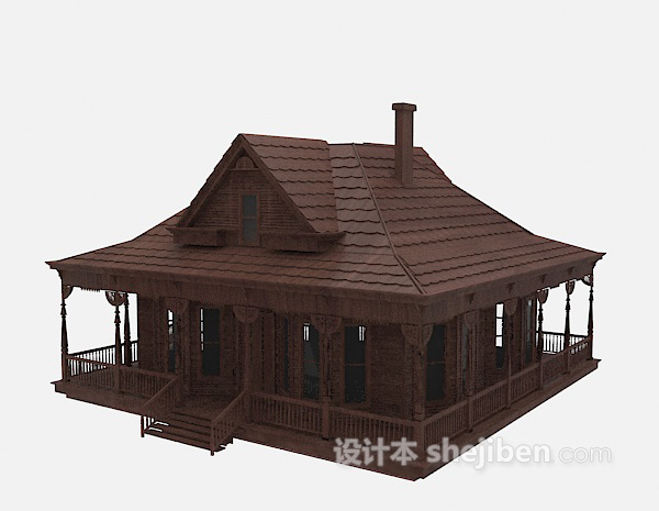 免费中式古建筑3d模型下载
