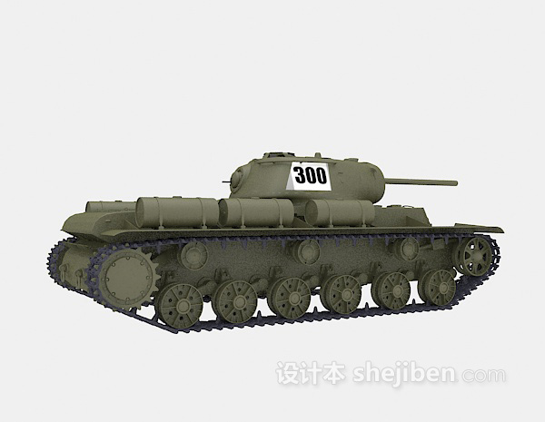 轻型坦克3d模型下载