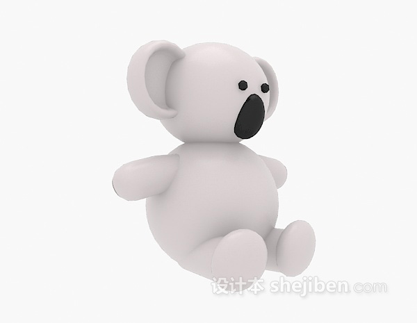 设计本儿童玩具熊3d模型下载