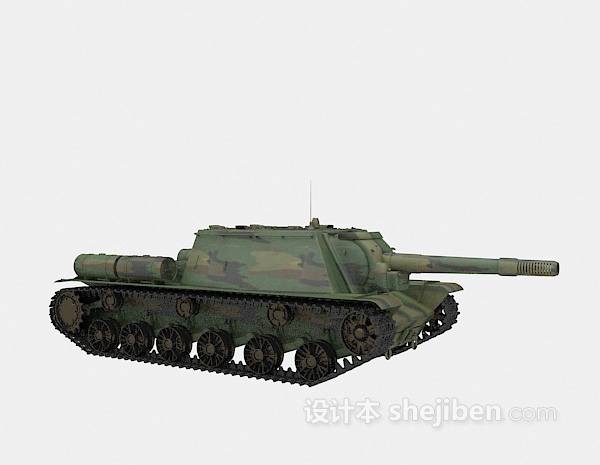 现代风格武器装备坦克3d模型下载