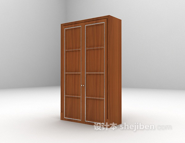 免费现代衣柜3d模型下载