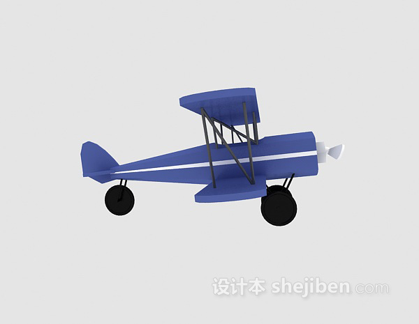 现代风格飞机欣赏3d模型下载