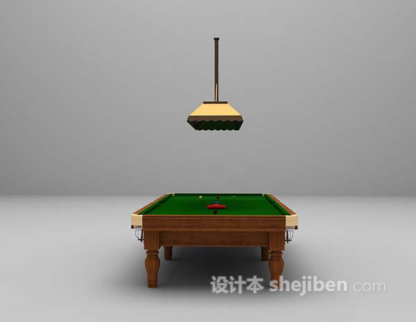 桌球台3d模型下载