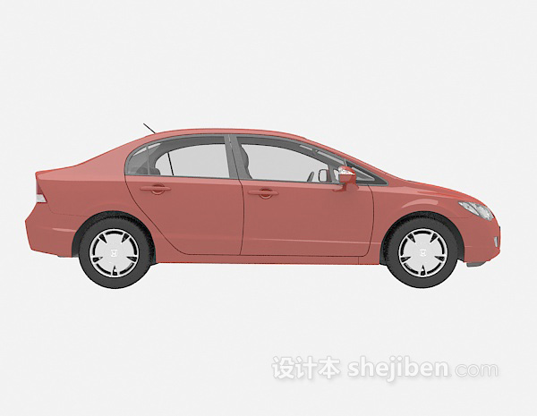 现代风格汽车3d模型下载