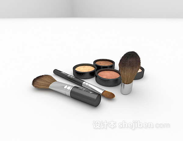 现代风格化妆品3d模型下载