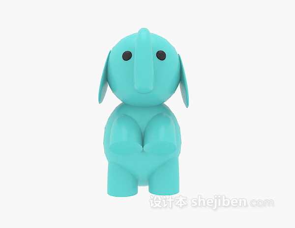 小象玩具3d模型下载