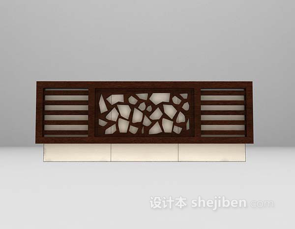 中式风格家具吊灯3d模型下载