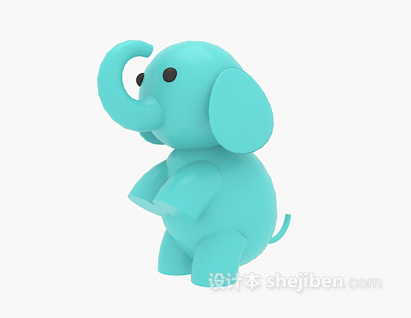 免费小象玩具3d模型下载