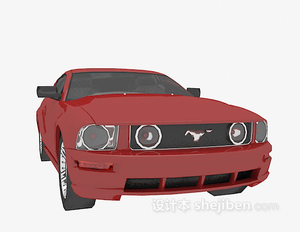 设计本红色的车辆3d模型下载