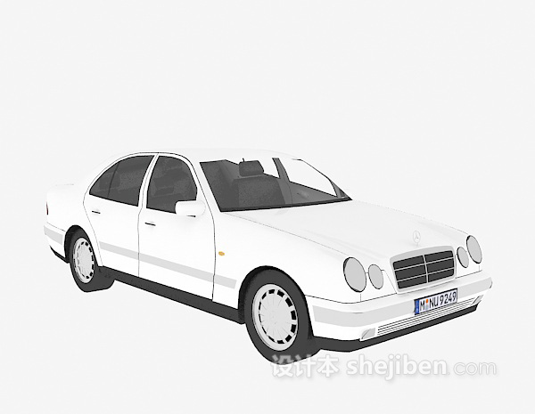设计本白色车辆免费3d模型下载