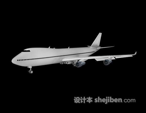 设计本客机3d模型下载