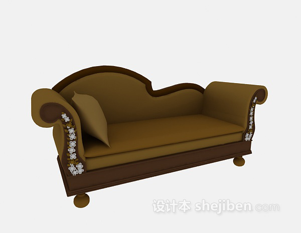 免费欧式沙发3d模型下载