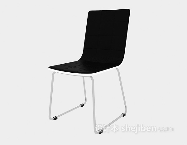 免费金属椅子3d模型下载