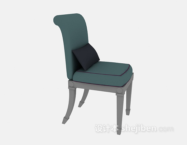 欧式风格家居椅3d模型下载