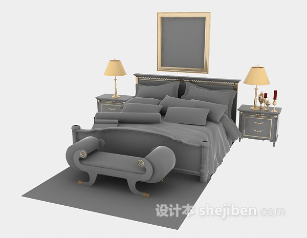 免费欧式家具3d模型下载