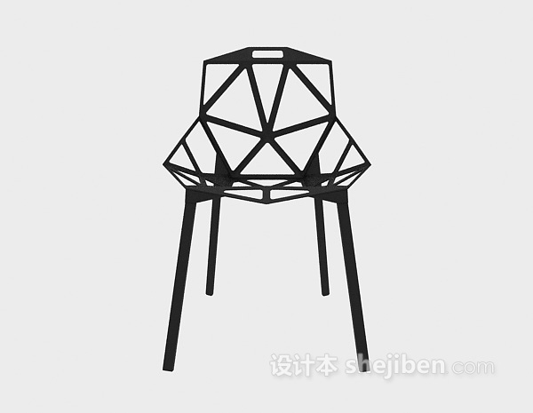 现代风格个性椅子3d模型下载