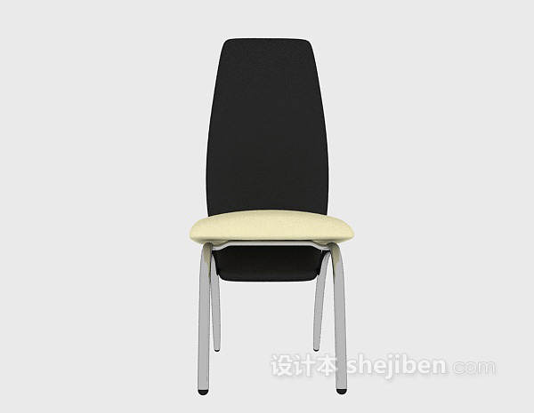 现代风格现代金属椅子免费3d模型下载