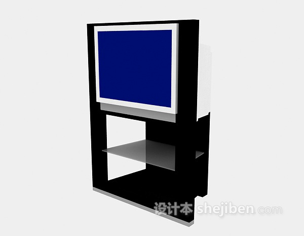 免费电视显示器3d模型下载