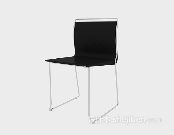 免费金属材料椅子3d模型下载
