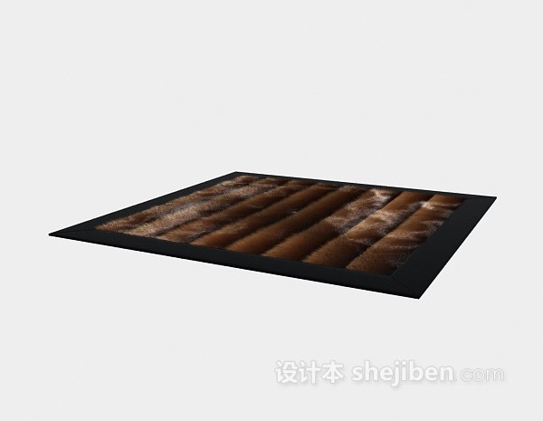 免费绒毛地毯3d模型下载