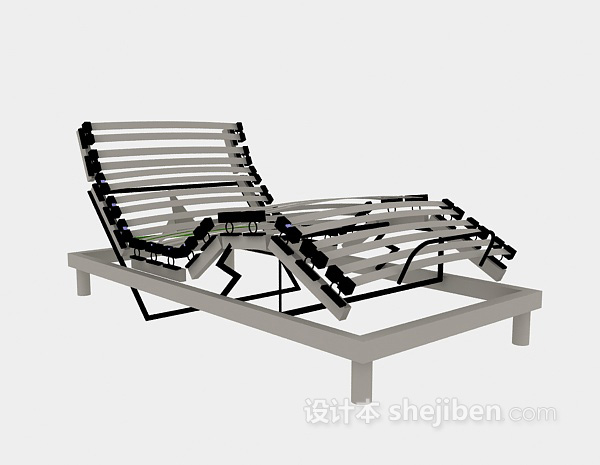 现代风格简单躺椅3d模型下载