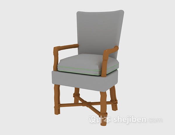 欧式风格欧式木椅3d模型下载