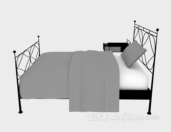 铁床3d模型下载