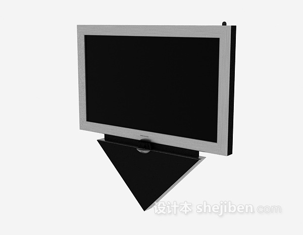 现代风格电脑显示屏3d模型下载