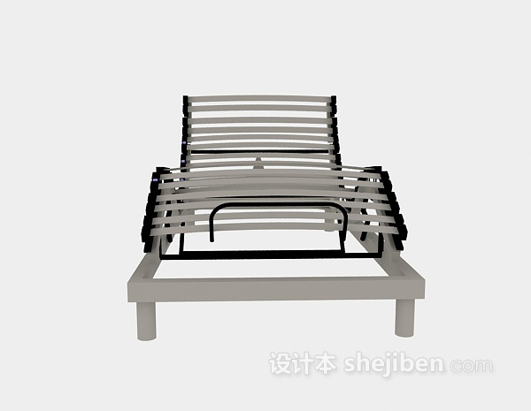 免费简单躺椅3d模型下载