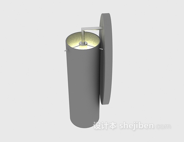 现代风格筒灯3d模型下载