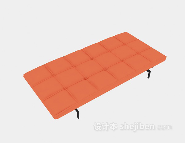 现代风格沙发垫3d模型下载