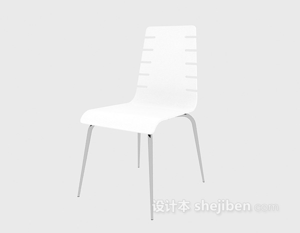 免费金属材料椅子3d模型下载