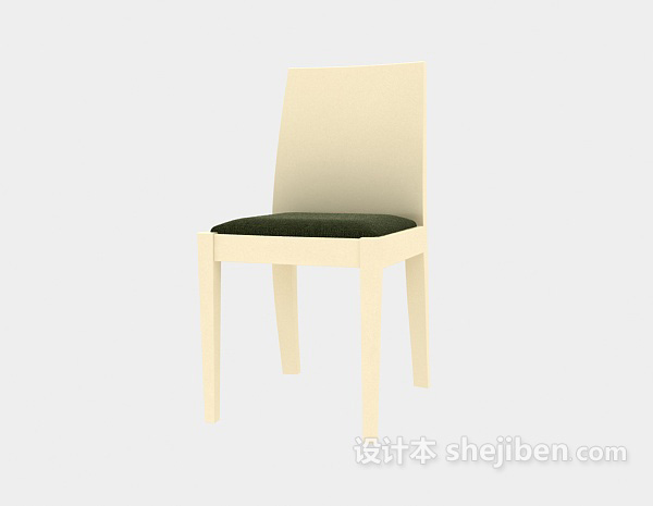 免费现代餐椅3d模型下载