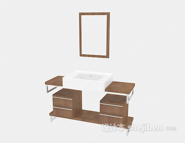 免费家居浴柜3d模型下载