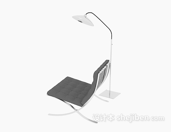 免费现代风格休闲椅子3d模型下载