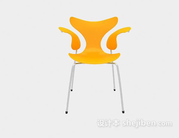 现代风格简约创意天鹅椅3d模型下载