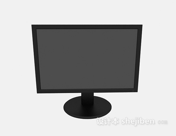 现代风格电脑屏幕3d模型下载