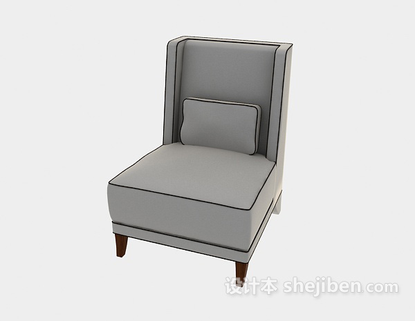 免费沙发靠椅3d模型下载