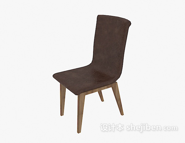 简易休闲椅3d模型下载