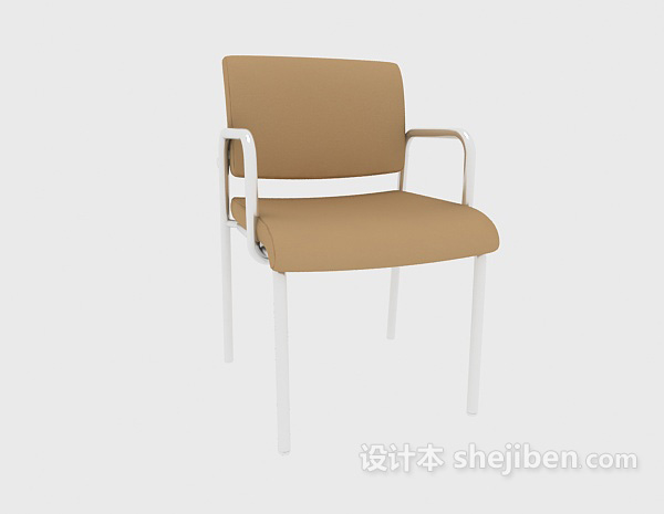 免费现代风格扶手休闲椅3d模型下载