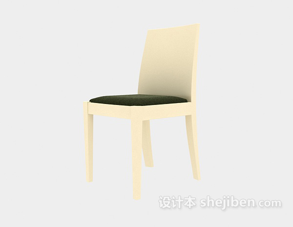 现代餐椅3d模型下载