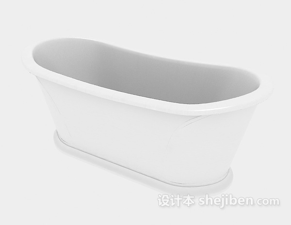免费浴缸石材3d模型下载